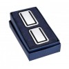 Pair of Rectangular Silver Plated Bookmarkers
