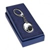 Silver Plated Pendant Keyring with Compass