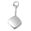 Silver Plated Magnifier Keyring