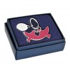 Silver Plated Kissing Doves Keyring