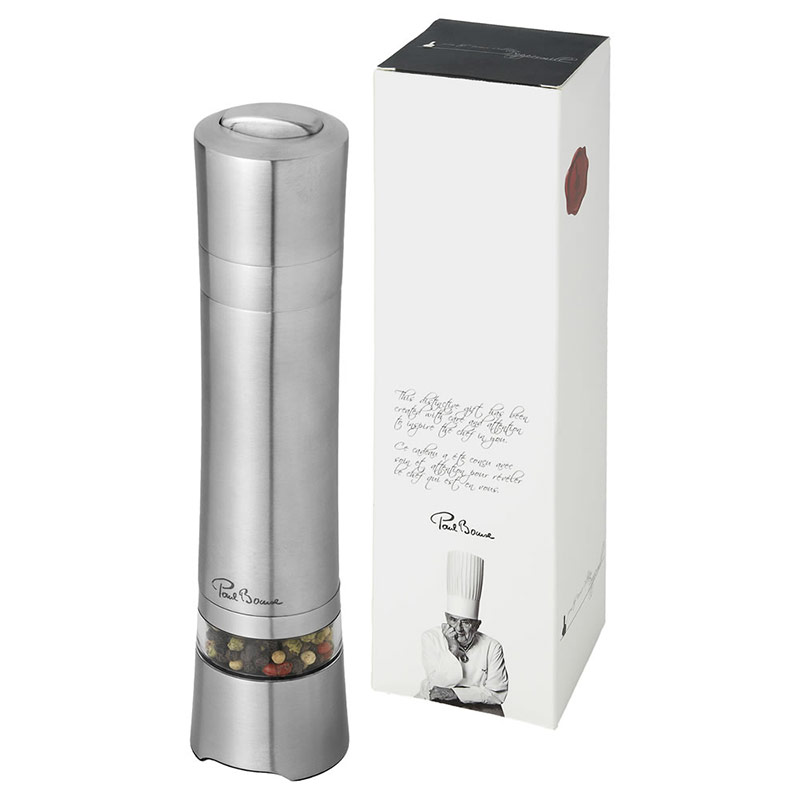 Engraved Stainless Steel Electric Pepper Mill Business Gifts Supplier