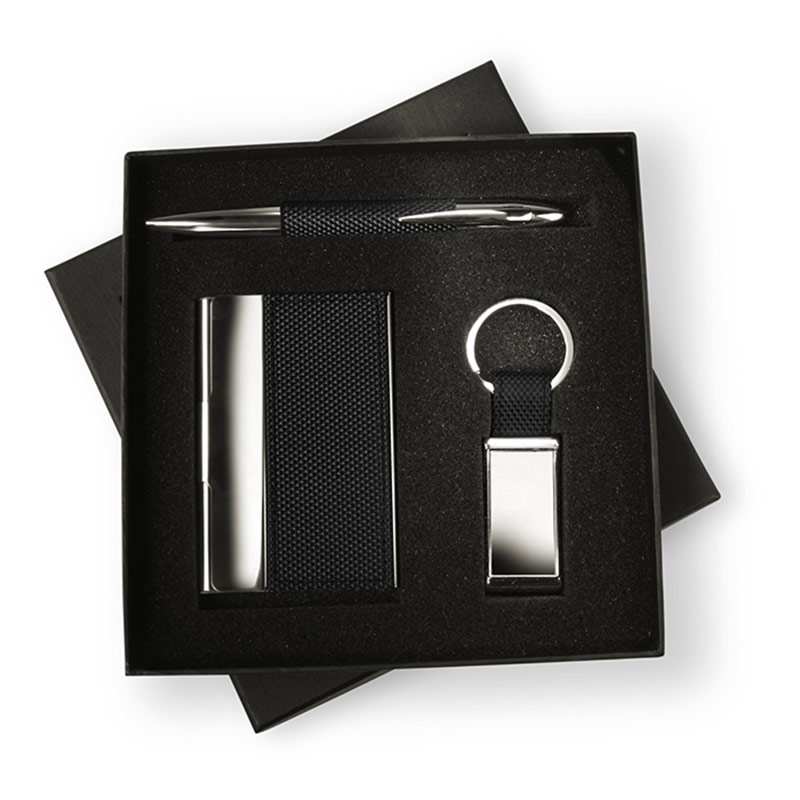 Business Gift Set with Pen, Card Case & Keyring Business Gifts Supplier