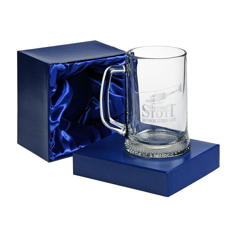 Boxed Plain Pint Glass Tankard Business Gifts Supplier