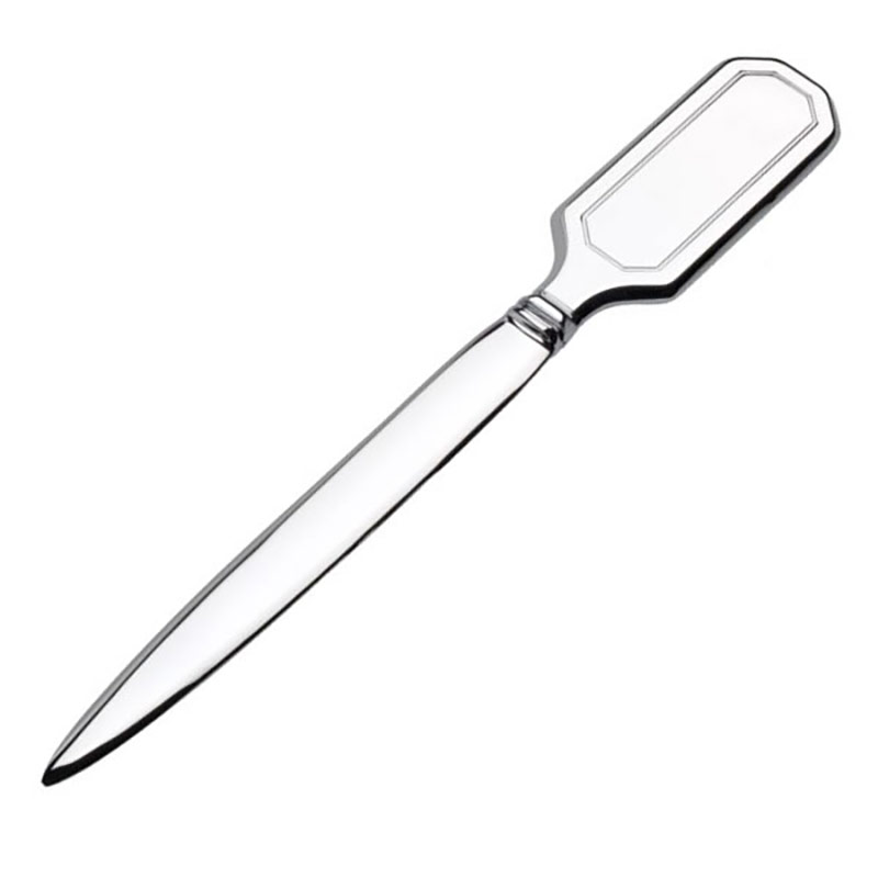 chrome plated letter opener business gifts supplier engravable letter opener