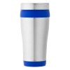 470ml Insulated Tumbler in Silver & Blue
