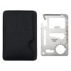15 Function Multi-Tool Card in Faux Leather Sleeve