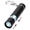 Keychain with Black LED Torch & Light