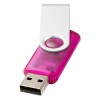 4GB Swivel USB Flash Drive in Translucent Pink