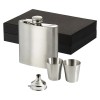 175ml Stainless Steel Hip Flask & Cups Gift Set