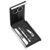 Travel Manicure Set in Metal & Leather Case