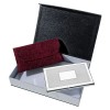 Barley Pattern Silver Plated Business Cards Case