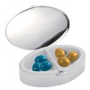 Chrome Plated Oval Pill Boxes