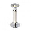 Silver Plated Candlestick with Fluted Column - Medium