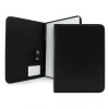 Black PU Leather A4 Conference Folder Clapham