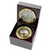 Clock Compass in Mahogany Box