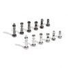 Classic Boxed Chess Set in Silver Plated Finish