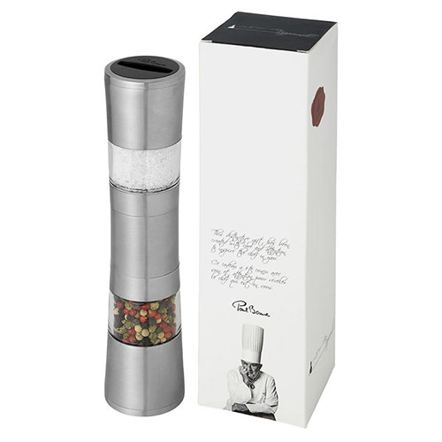 Stainless Steel Electric Dual Salt & Pepper Mill