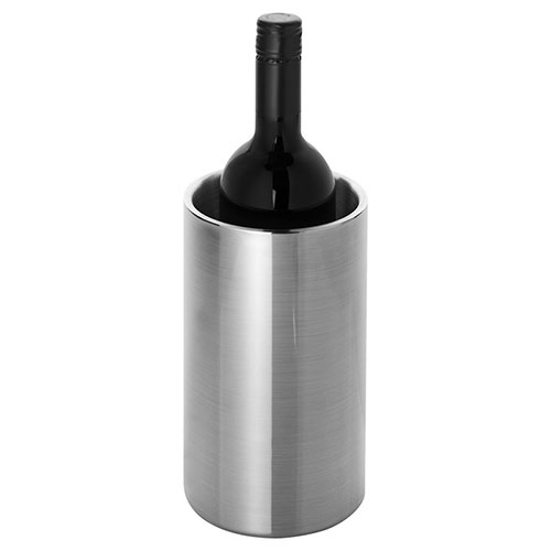 Brushed Stainless Steel Wine Bottle Cooler