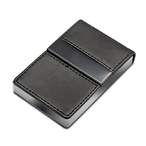 Black Finish Aluminum Business Card Holder Business Gifts Supplier