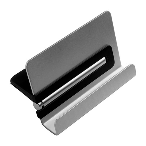 Black and Silver Mobile Phone Stand with Touchpen
