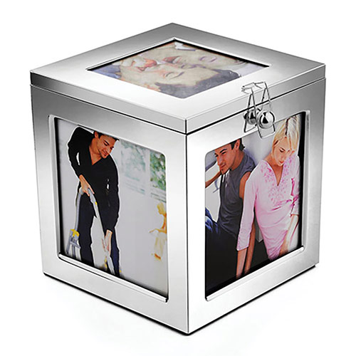 Silver Plated Photo Box