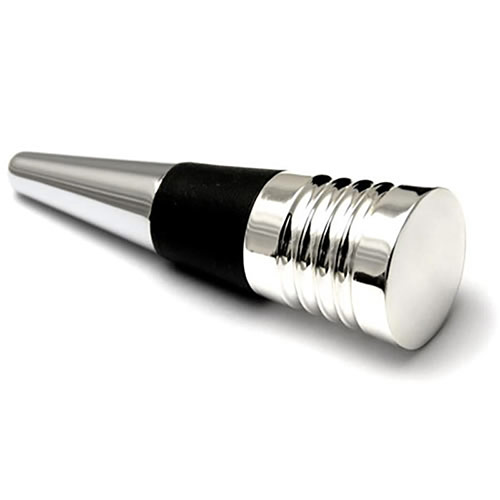 Silver Plated Funnel Bottle Stoppers
