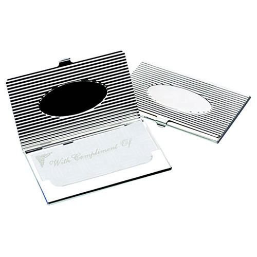 Fluted 'Oval' Business Card Holders