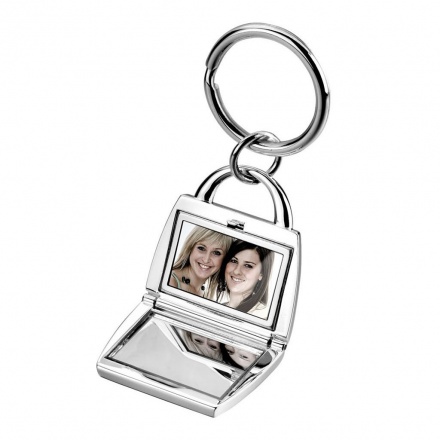 Silver Plated Handbag Shape Keyring