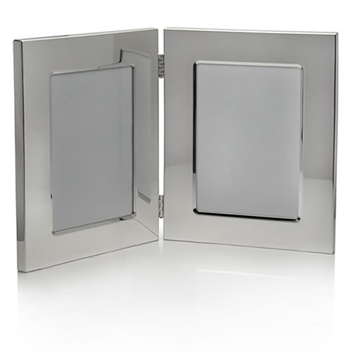 Silver Plated Double Photo Frames (3.5x5in)