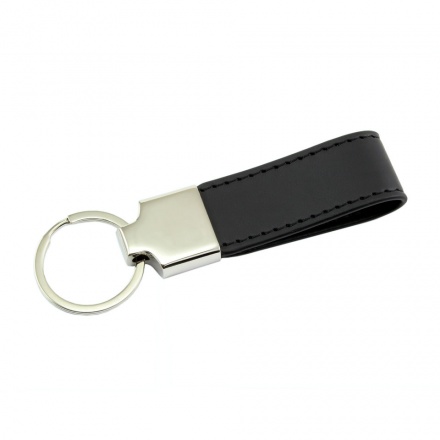 Deluxe Key Fob with Leather Strap