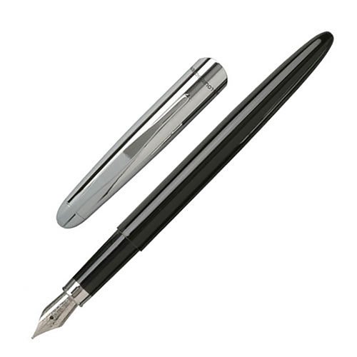 Black-Silver Designer Fountain Pen