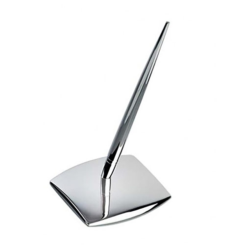 Silver Plated Pen Stand with Pen