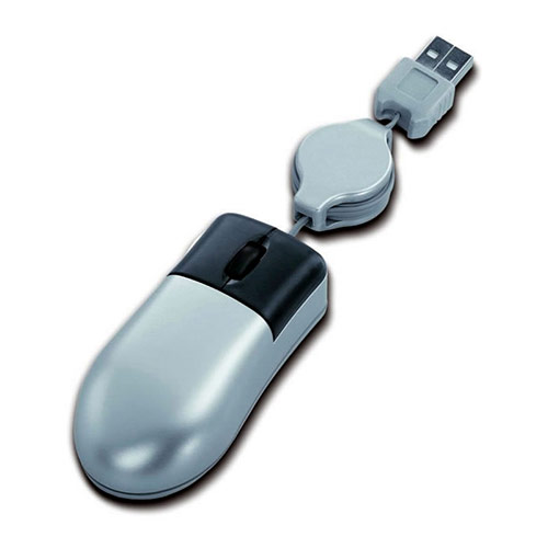 Mini USB Retractable Mouse