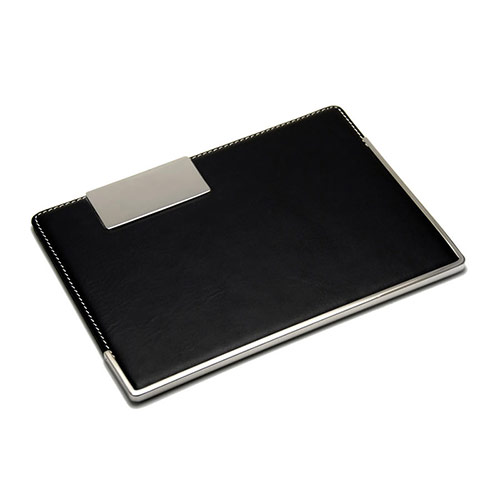 Black Leather Mouse Mat