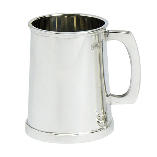 1PT Pewter Tankard in Charles II Style