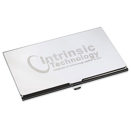 Chrome Plated Business Card Case