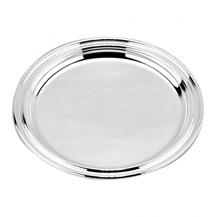 Silver Plated Circular Tray 140mm dia