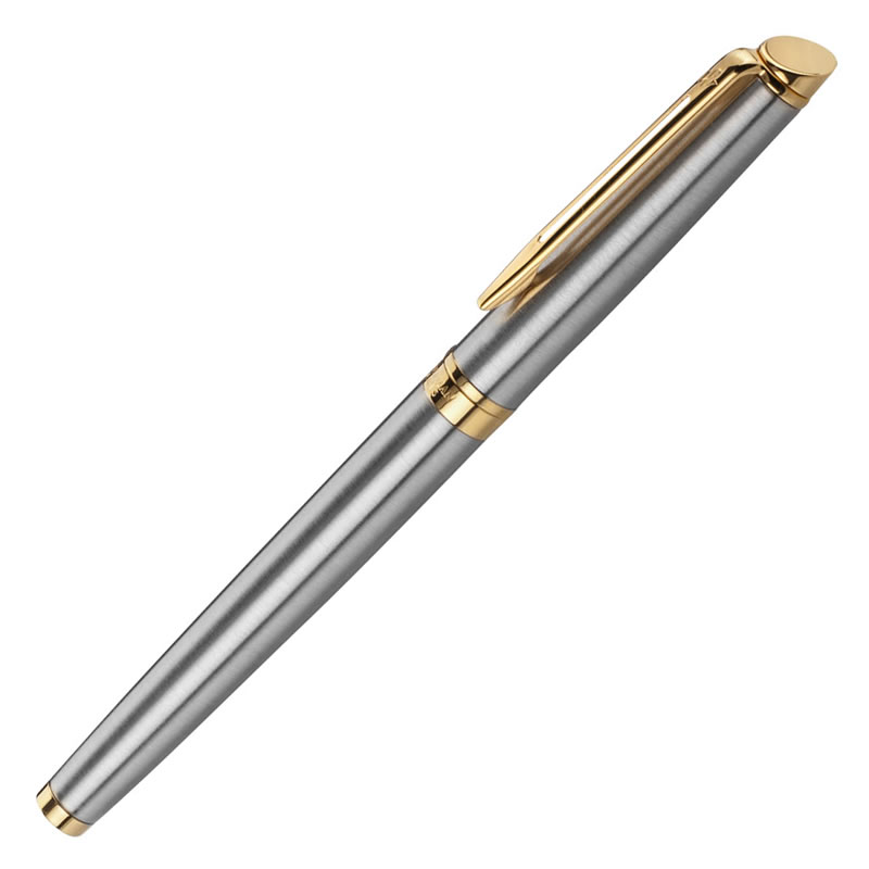 Waterman Hemisphere Rollerball Pen in Steel & Gold