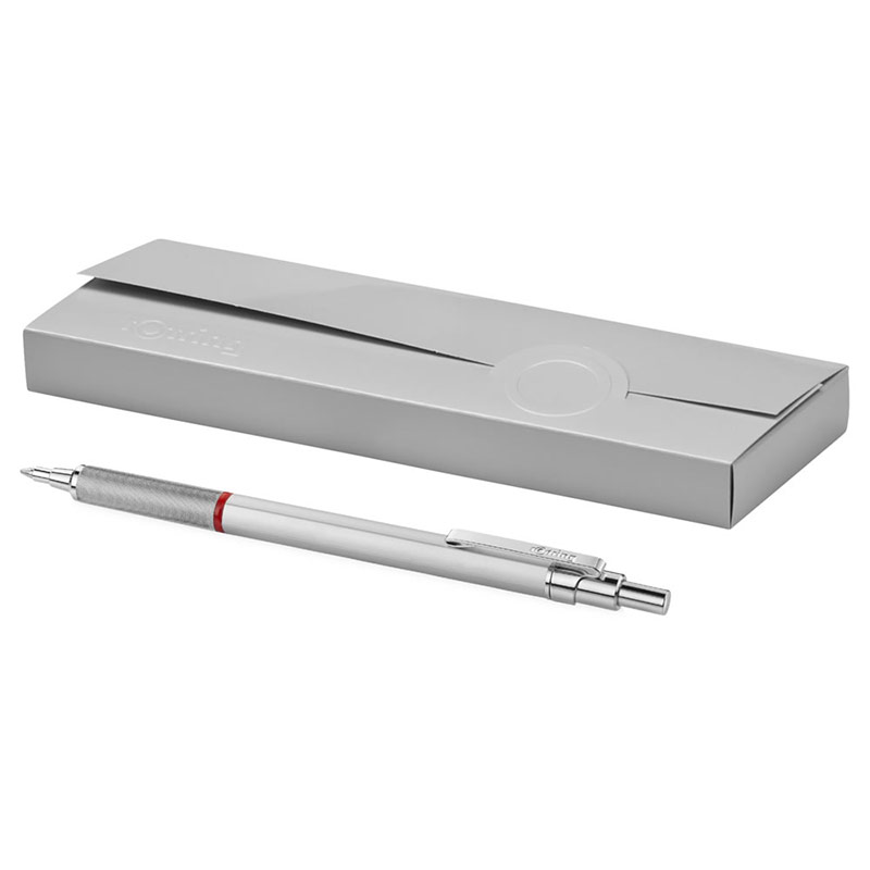 Rotring Rapid-Pro Ballpoint Pen in Silver