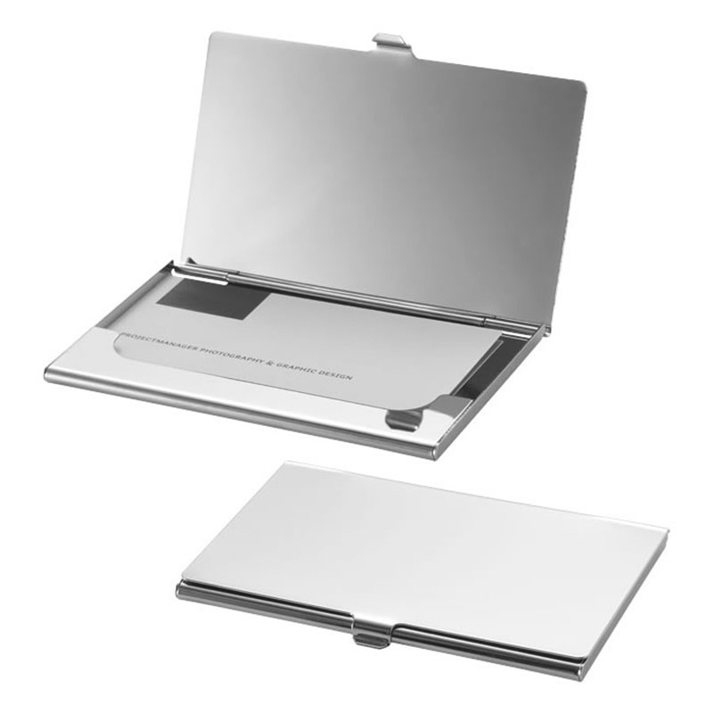 Stainless Steel Business Cards Holder with Mirror Finish