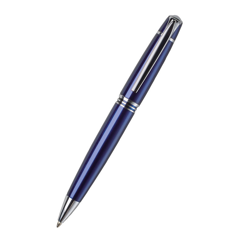 Promotional Blue Metal Ballpoint Pen
