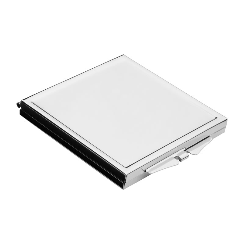 Promotional Pocket Mirror in Square Shape Metal Case