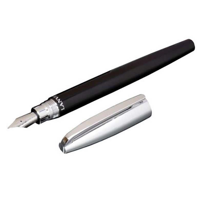 Lanvin Black & Silver Fountain Pens