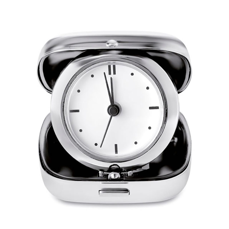 Engraved Folding Travel Alarm Clock Business Gifts Supplier Engraved Folding Travel Alarm Clock