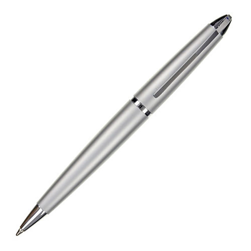 Matt Silver & Chrome Ballpoint Pens