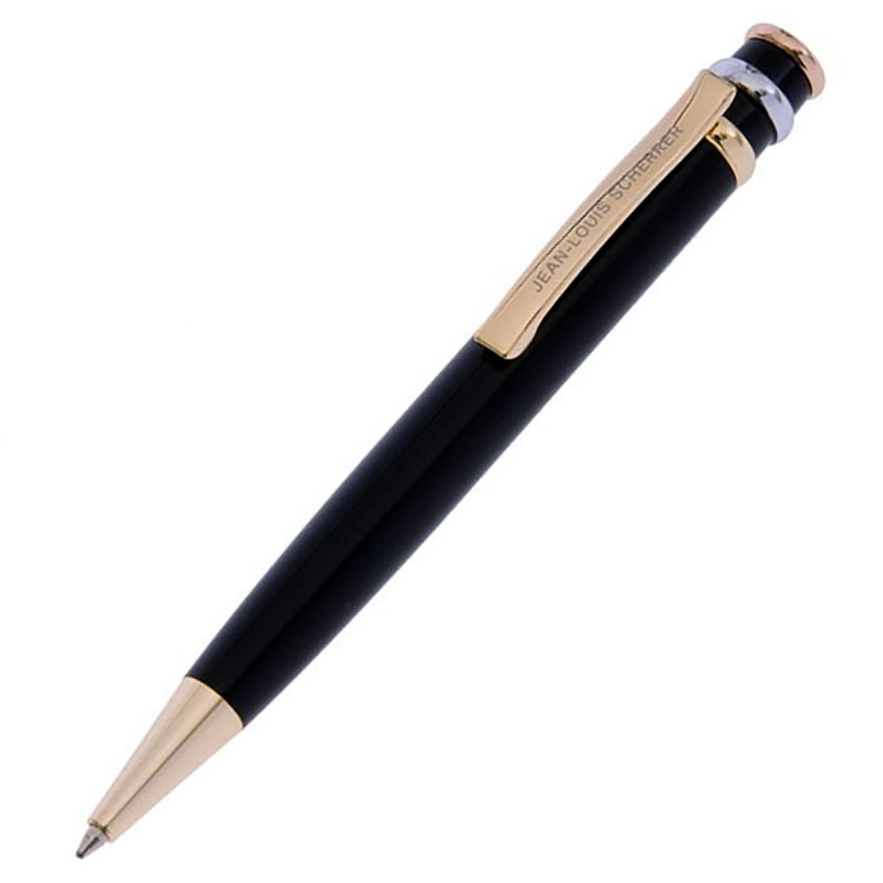 Black & Gilt Ballpoint Pen with Case