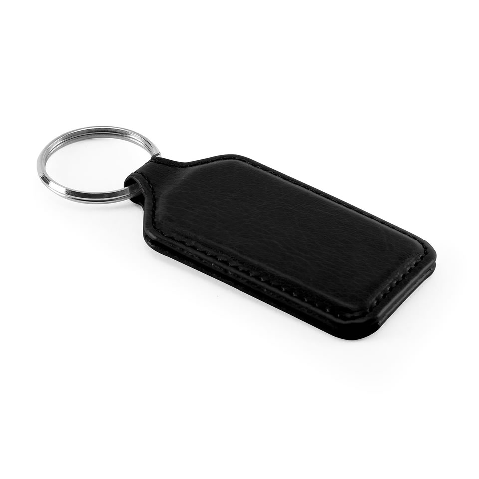 Leather Rectangle Key Fob