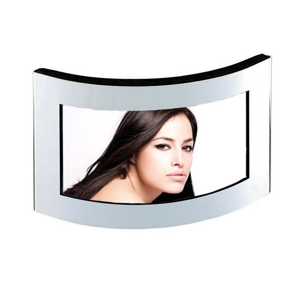 Silver Plated Curved Picture Frame