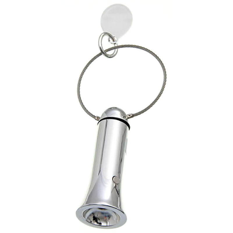 Silver Plated Torch Keyring