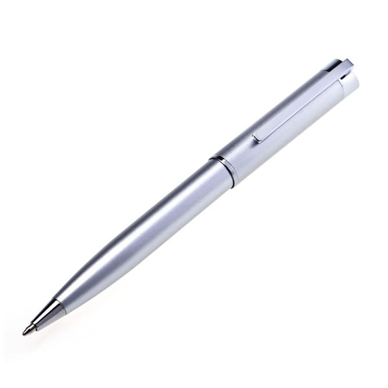 Chrome Ballpoint Pen with Straight Clip